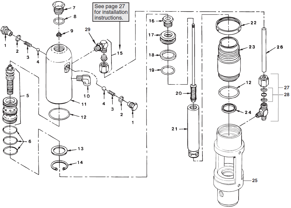 PowrTwin 6900GH Hydraulic Motor Parts